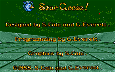 Star Goose! - Screenshot - Game Title Image