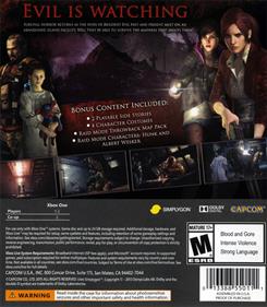 Resident Evil: Revelations 2 - Box - Back Image