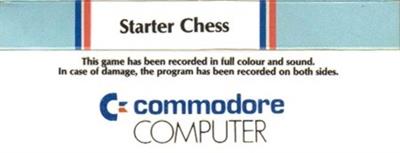 Starter Chess - Box - Back Image