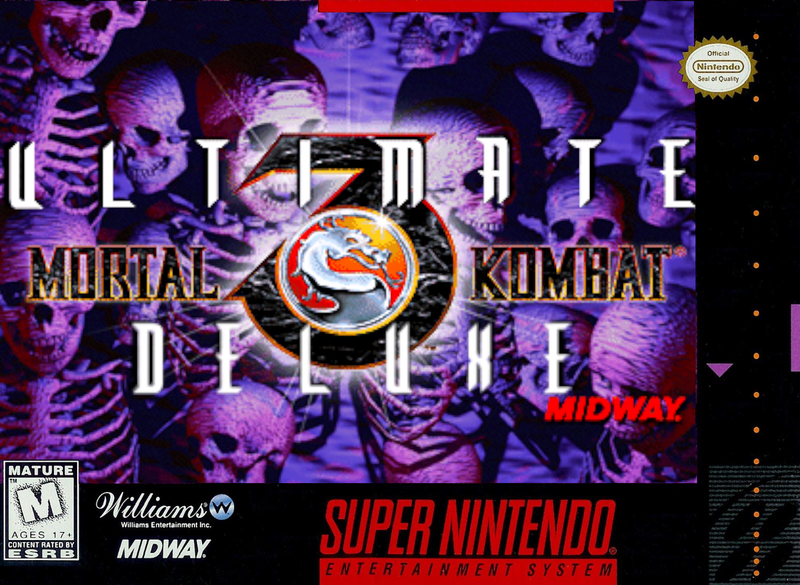 Ultimate Mortal Kombat 3 Deluxe for Super Nintendo SNES NTSC -  Sweden