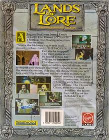 Lands of Lore: The Throne of Chaos - Box - Back Image