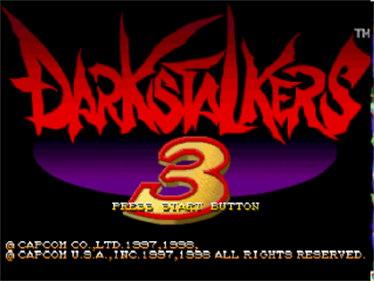 Darkstalkers 3 - Screenshot - Game Title Image
