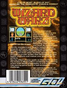 Wizard Warz  - Box - Back Image