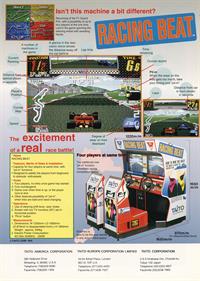 Racing Beat - Advertisement Flyer - Back Image