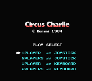 Circus Charlie - Screenshot - Game Title Image