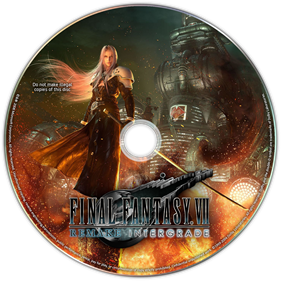 Final Fantasy VII Remake Intergrade - Fanart - Disc Image