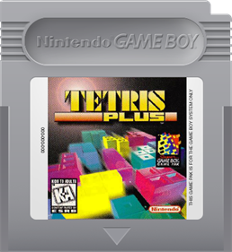 Tetris Plus - Fanart - Cart - Front