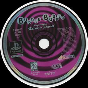 Bubble Bobble also featuring Rainbow Islands - Disc Image