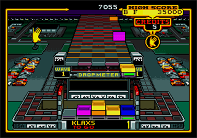 KLAX (Tengen) - Screenshot - Gameplay Image