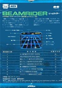 Beamrider - Box - Back Image