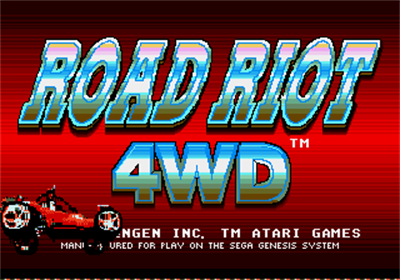Road Riot 4WD - Screenshot - Game Title Image