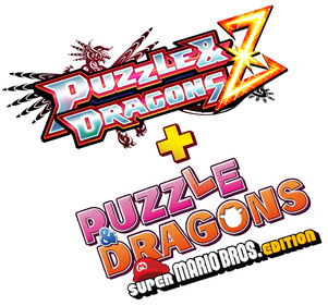Puzzle & Dragons Z + Puzzle & Dragons: Super Mario Bros. Edition - Clear Logo Image
