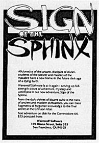 Sign of the Sphinx