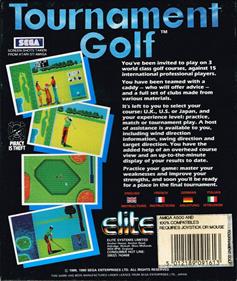Tournament Golf - Box - Back Image