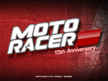 Moto Racer 15th Anniversary - Screenshot - Game Title Image