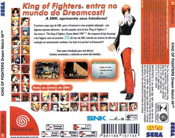 The King of Fighters: Dream Match 1999 - Box - Back Image