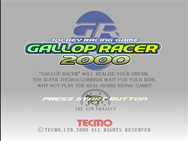 Gallop Racer 2000 - Screenshot - Game Title Image