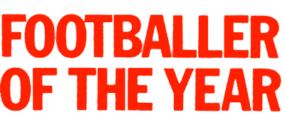 Footballer of the Year - Clear Logo Image