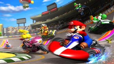 Mario Kart Dragon Road - Fanart - Background Image