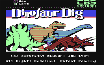 Dinosaur Dig - Screenshot - Game Title Image