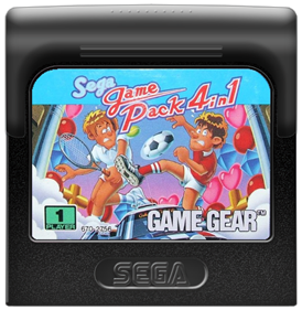 Sega Game Pack 4 in 1 - Fanart - Cart - Front Image