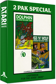 2 Pak Special: Dolphin / Pigs 'N' Wolf - Box - 3D Image