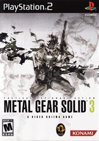 Metal Gear Solid 3: Subsistence - Fanart - Box - Front