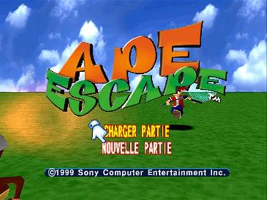 Ape Escape - Screenshot - Game Title Image