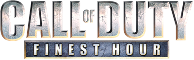 Call of Duty: Finest Hour - Clear Logo Image