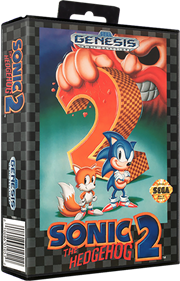 Sonic the Hedgehog 2 - Box - 3D Image