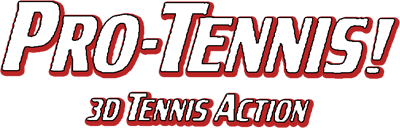 Pro-Tennis! 3D Tennis Action - Clear Logo Image