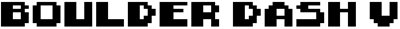 Boulder Dash V - Clear Logo Image