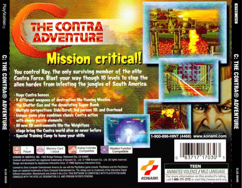 C the contra adventure коды