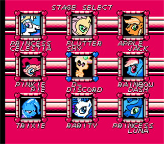 My Little Pony: Dr. Discord's Conquest - Screenshot - Game Select Image