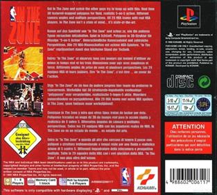 NBA In the Zone - Box - Back Image