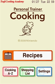 Personal Trainer: Cooking - Screenshot - Game Title Image