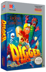 Digger T. Rock: The Legend of the Lost City - Box - 3D Image