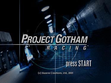 Project Gotham Racing - Screenshot - Game Title Image