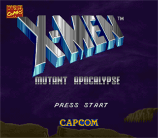 X-Men: Mutant Apocalypse - Screenshot - Game Title Image