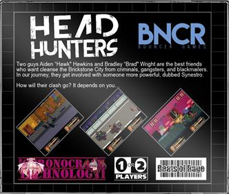 Head Hunters - Fanart - Box - Back Image