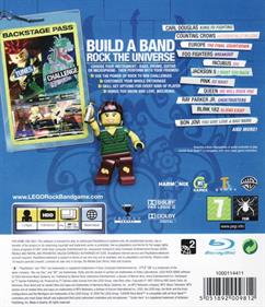 LEGO Rock Band - Box - Back Image