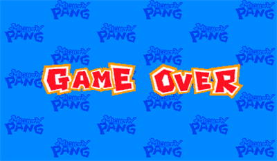 Mighty! Pang - Screenshot - Game Over Image