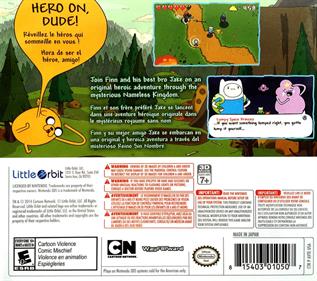 Adventure Time: The Secret of the Nameless Kingdom - Box - Back Image