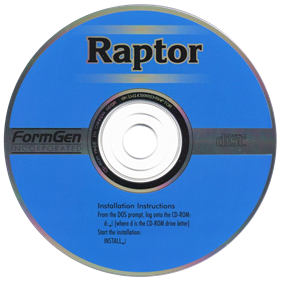 Raptor: Call of the Shadows - Disc Image