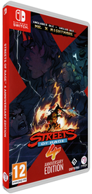 Streets of Rage 4 Anniversary Edition - Box - 3D Image