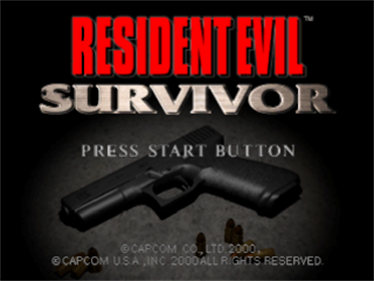 Resident Evil Survivor - Screenshot - Game Title Image