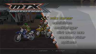 MTX Mototrax - Screenshot - Game Select Image