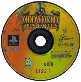 Oddworld: Abe's Exoddus - Disc Image