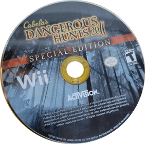 Cabela's Dangerous Hunts 2011: Special Edition - Disc Image