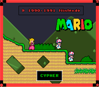 Super Mario World: Mario Gives Up - Screenshot - Game Title Image